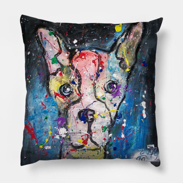 Doggy Art Pillow by martinussumbaji