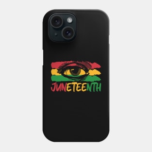 Juneteenth, Third Eye, Black Lives Matter, Black History Phone Case