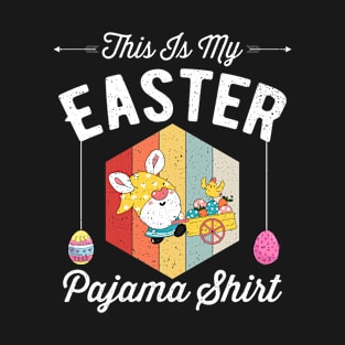 This Is My Easter Pajama Shirt Funny Easter Day T-Shirt