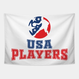 USA Basketball Players Tapestry
