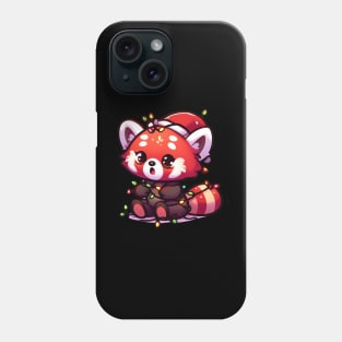 Cute Christmas Red Panda Phone Case