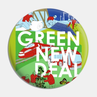 Green New Deal Pin