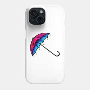 Pink & Blue Umbrella Phone Case