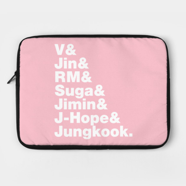 bts laptop pouch