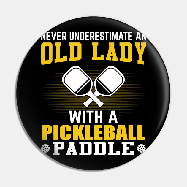 Pickleball women Pin by Positively Petal Perfect 