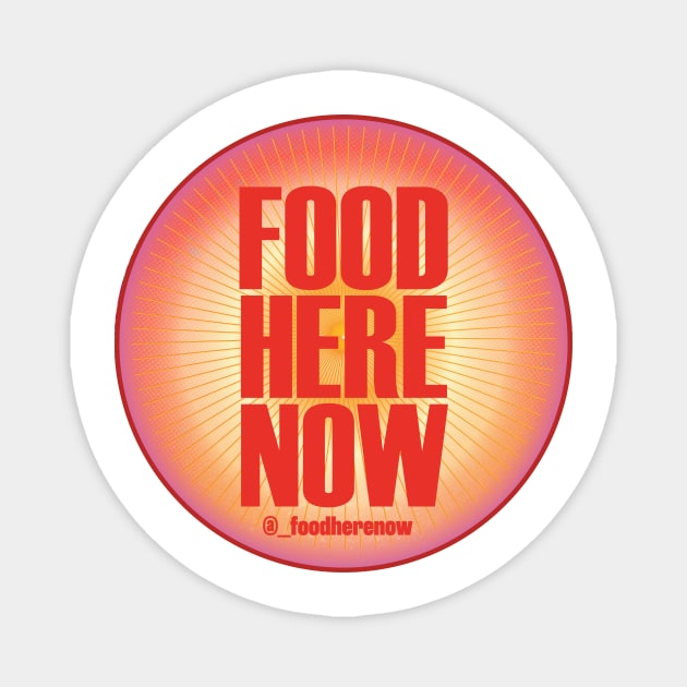 Food Here Now Logo Magnet by Food Here Now