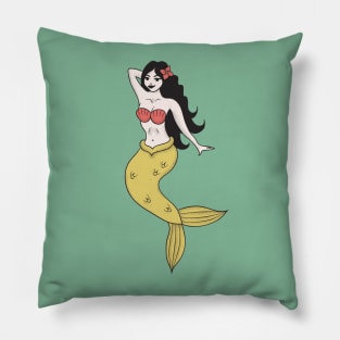 Tattoo Style Mermaid | Mermaid Lover Pillow