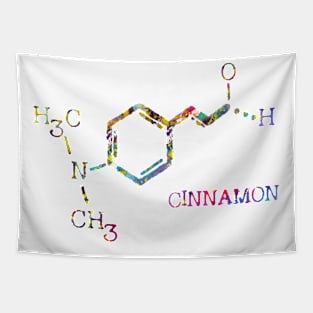 Cinnamon molecule Tapestry