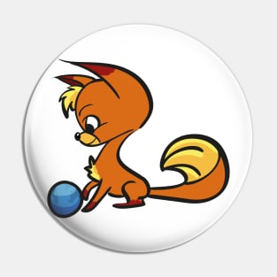 Fire Fox Baby Pin