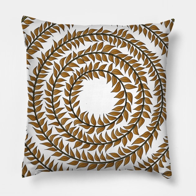 Merry go round (gold) Pillow by ckai