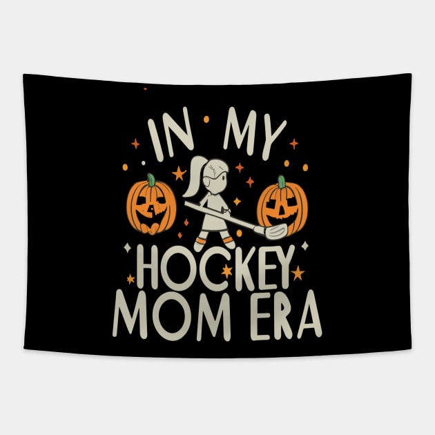 In My HOCKEY Mom Era Women Mama Sport Player Tapestry by rhazi mode plagget