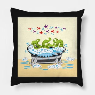 Crocodile Soup Pillow