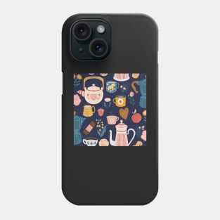 Swedish coffee pattern Phone Case