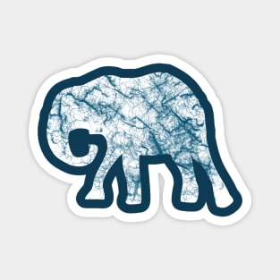 Marble Elephant Magnet