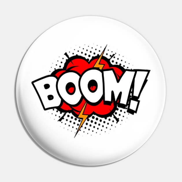 Boom sound effect Pin by Superheroes T Shirt