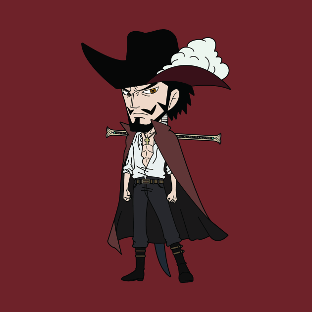 Dracule Mihawk by onepiecechibiproject