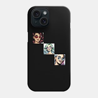 Volti di Donna 15 | Female faces 15 Phone Case