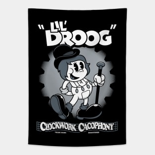 Lil Droog - Vintage Cartoon Rubberhose Clockwork Tapestry