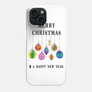 Christmas Bauble Card Phone Case