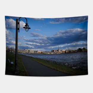 View of Bathurst City, New-Brunswick Canada V1 Tapestry