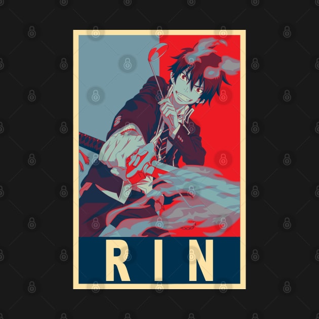 Rin Okumura Poster - Blue exorcist by Jack Jackson