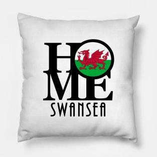 HOME Swansea Wales Pillow