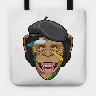 Monkey as Painter Tote