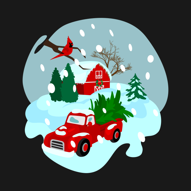 Christmas farm design by huyammina