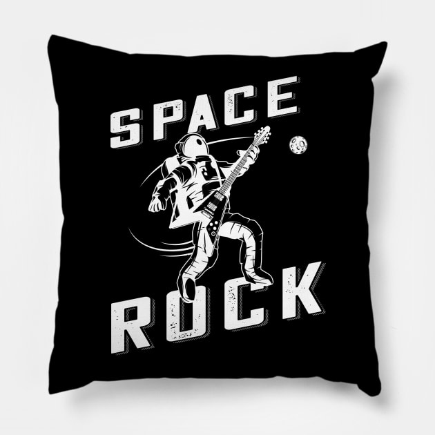 Space Rock Pillow by Jitterfly