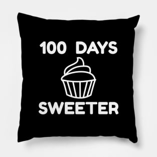 Happy 100th Day Of School - 100 Days Sweeter Pillow