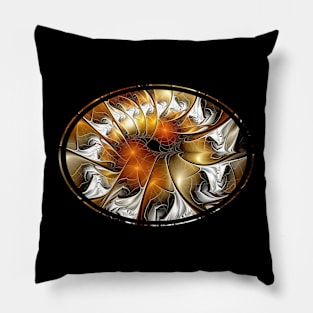 Amber Vortex Pillow