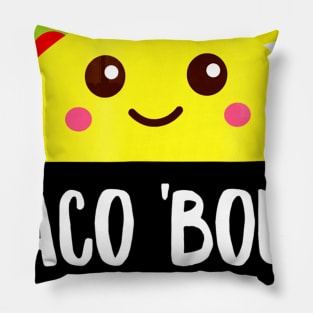 Taco Bout Awesome Shirt Funny Cute Kawaii Food Pillow