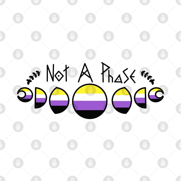 Not A Phase- nonbinary by Beelixir Illustration