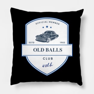 old balls club Pillow