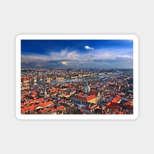 Panorama of Prague Magnet