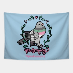 Pink Cookie Pigeon Tapestry