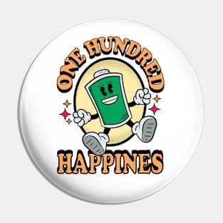 Full Charge one hundred happiness Pin