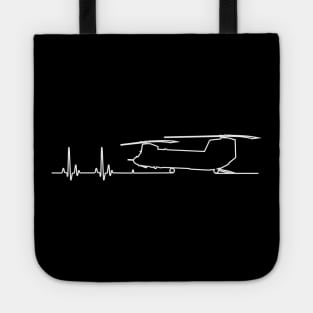 CH-47 Helicopter Heartbeat Pulse Tote