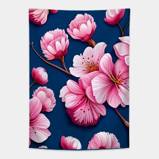 Cherry Blossom Design One Tapestry