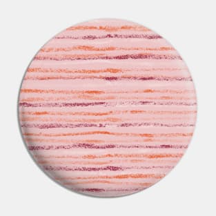 Salmon, red and orange stripes Pin