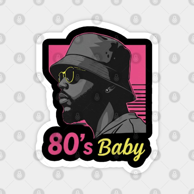 80’s Baby Magnet by Lamar 's Store