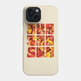 Fall Leaves in Warm Shades of Red, Orange and Yellow Colors Phone Case