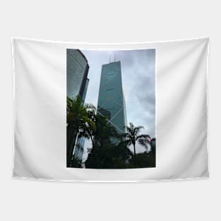 Hong Kong Cityscape Photography Tapestry