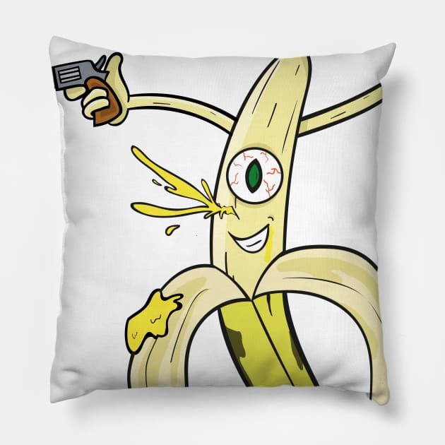 Banana Killer Pillow by Artmel