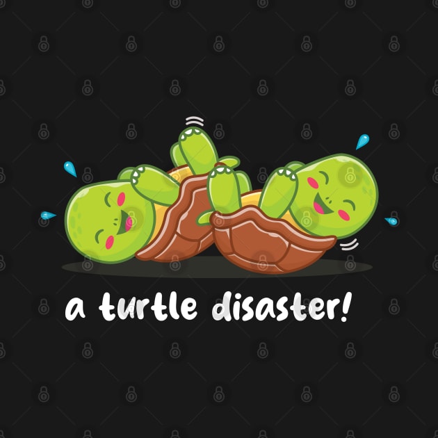 Turtle disaster (on dark colors) by Messy Nessie