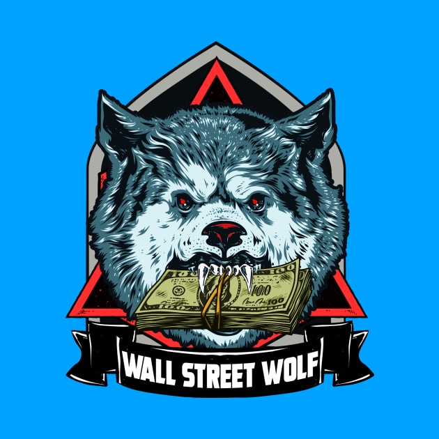 WALLSTREET WOLF by theanomalius_merch