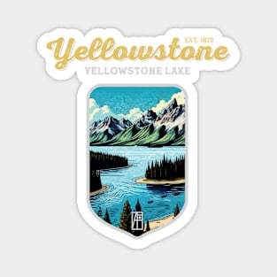 USA - NATIONAL PARK - YELLOWSTONE - Yellowstone Lake - 7 Magnet