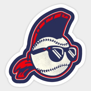 Cleveland Indians Chief Wahoo Inspired Cuttable File Decal Sticker