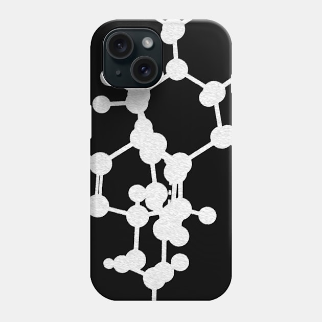 Codeine Molecule Phone Case by ChemECool