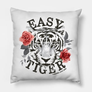 Easy Tiger © GraphicLoveShop Pillow